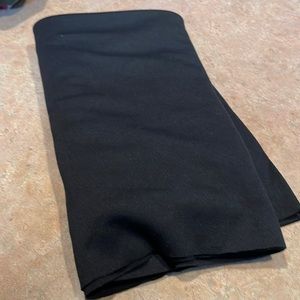 Black knit fabric 1-1/2 yards length. 62” width.
